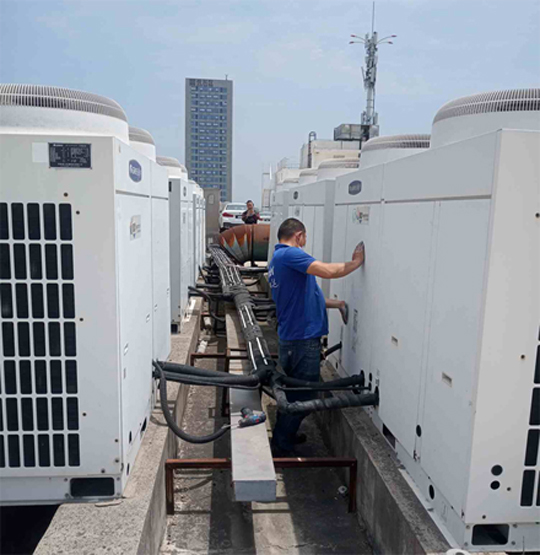 蓟州中央空调制热和不制冷系统维修方法